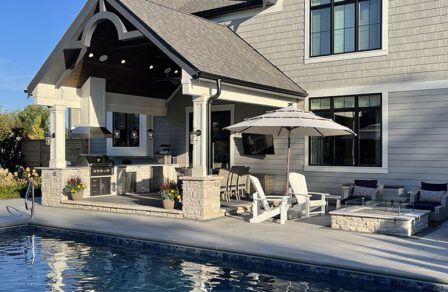 Backyard Oasis Covered Patio